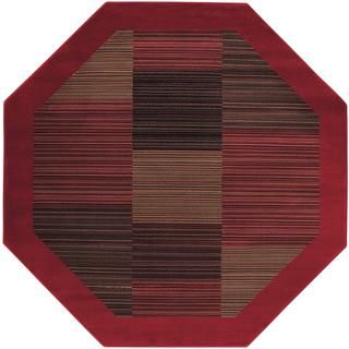 Everest Hamptons/red 710 Octagon Rug (RedSecondary colors Crimson, Dark Paprika, Deep Clay, Spiced Pumpkin & Terra CottaPattern StripesTip We recommend the use of a non skid pad to keep the rug in place on smooth surfaces.All rug sizes are approximate.