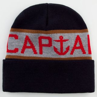 Naval Captain Beanie Navy One Size For Men 226041210