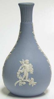 Wedgwood Cream Color On Lavender Jasperware Seasons Bud Vase, Fine China Dinnerw