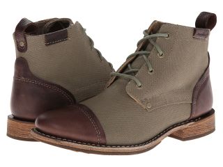 Caterpillar Morrison Canvas Mens Lace up Boots (Brown)