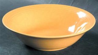 Pier 1 Festivale Marigold Coupe Cereal Bowl, Fine China Dinnerware   All Yellow,
