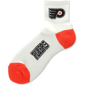 Philadelphia Flyers For Bare Feet Ankle White 501 Med Sock