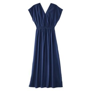 Merona Womens Woven Kimono Maxi Dress   Waterloo Blue   S