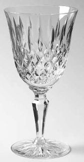 Royal Doulton Balmoral Water Goblet   Cut Vertical & Criss Cross Design