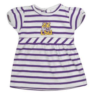 LSU Tigers NCAA Newborn Stripe Dress