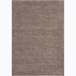 Handwoven Mandara Wool Shag Area Rug (5 X 76) (BrownPattern ShagTip We recommend the use of a  non skid pad to keep the rug in place on smooth surfaces. All rug sizes are approximate. Due to the difference of monitor colors, some rug colors may vary sli