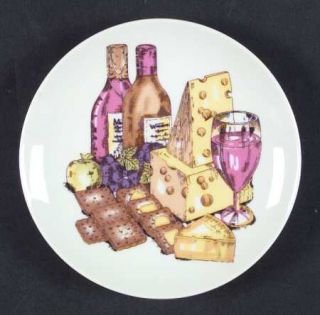 Shafford Cheese & Crackers Bread & Butter Plate, Fine China Dinnerware   Wine,Gl