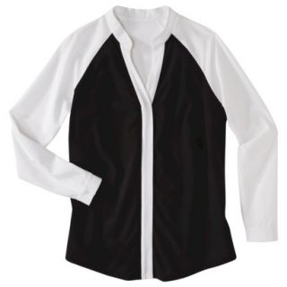 Liz Lange for Target Maternity Long Sleeve Shirt  Black/White XXL