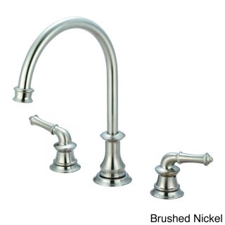 Pioneer Del Mar Series Double handle Three hole Kitchen Widespread Faucet