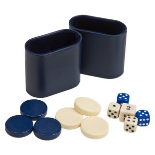 Complete Backgammon Accessory Kit with 1.25 in. Checkers   889T 890T 891T