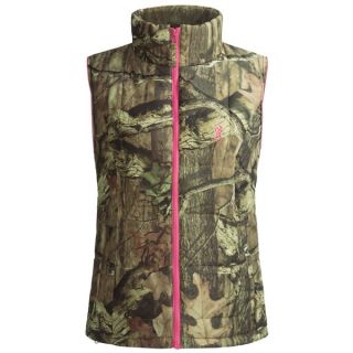 Browning Montana Camo Vest   Insulated (For Women)   MOSSY OAK INFINITY/PINK (L )