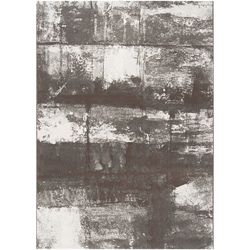 Meticulously Woven Grey Satay Abstract Rug (710 X 10)