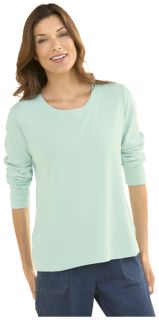 Coverstitched Garment washed Long sleeved Tee