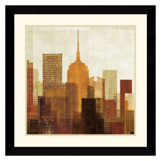 J and S Framing LLC Summer in the City II Framed Wall Art   27.62W x 27.62H 