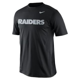Nike Pro Combat Hypercool Fitted Speed 3 (NFL Oakland Raiders) Mens Shirt   Bla
