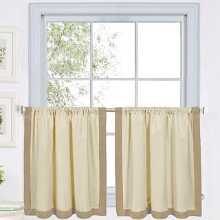 Wilton Rod Pocket Window Tiers, Linen