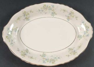 Syracuse Mayview 14 Oval Serving Platter, Fine China Dinnerware   Federal Shape