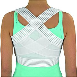 Dmi Medium Posture Corrector (MediumFits chest size 34 36 inchesHook and loop adjustment delivers a custom fit Stretchable fabric blend Machine washable All measurements are approximate  )