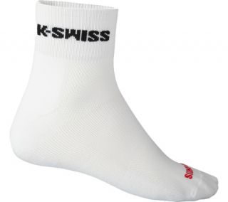 Mens K Swiss RXL300 Quarter   White Athletic Socks