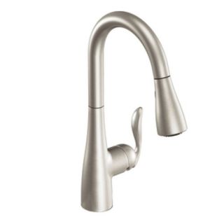 Moen 7594CSL Arbor Single Handle High Arc Pulldown Kitchen Faucet, Classic Stainless Steel Wholesale Packaging