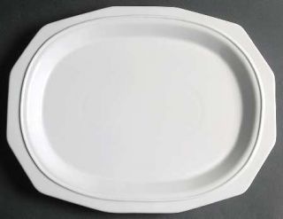 Pfaltzgraff Heritage White 14 Oval Serving Platter, Fine China Dinnerware   Sto