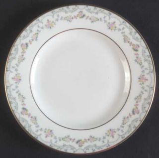 Royal Doulton Candice Bread & Butter Plate, Fine China Dinnerware   Pale Green E