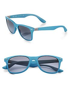 Ray Ban Square Plastic Sunglasses   Blue