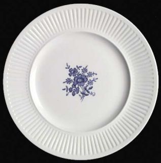 Johnson Brothers Scandia Blue Dinner Plate, Fine China Dinnerware   Blue Floral