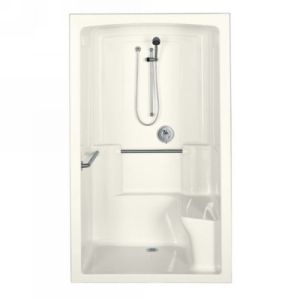 Kohler K 12110 C 96 FREEWILL Freewill Barrier Free Shower Module With Seat at Ri