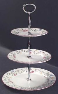 Johnson Brothers Summer Chintz (Made In England/Earthenw) 3 Tiered Serving Tray