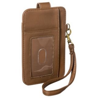 Cell Phone Wallet with Removable Strap   Brown