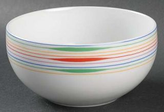 Block China Octet Coupe Cereal Bowl, Fine China Dinnerware   Multicolor Bands, R
