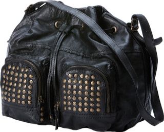 Womens Frye Brooke Drawstring   Black Medium Handbags