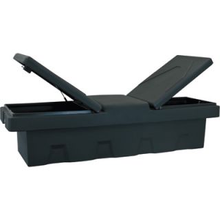 Buyers Products Poly Gull Wing Crossbed Truck Box   Black, 69in.L x 20in.W x