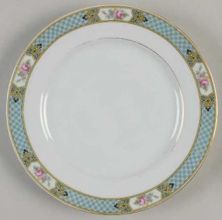 C Tielsch (Altwasser) 2241 (Altwasser) Salad Plate, Fine China Dinnerware   Blue