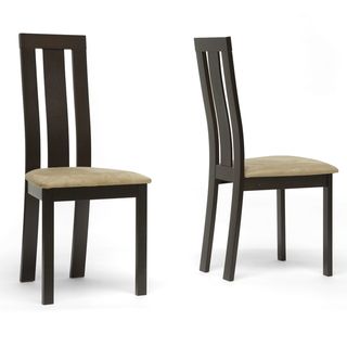 Verona Dark Brown Modern Dining Chairs (set Of 2)