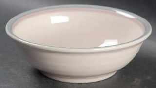 Pfaltzgraff Aura Pink Soup/Cereal Bowl, Fine China Dinnerware   Blue/Gray & Pink