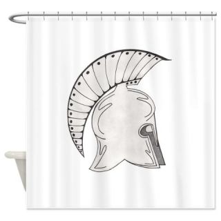  SPARTAN HELMET INK Shower Curtain  Use code FREECART at Checkout