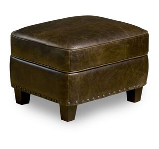 Bradford Leather Storage Ottoman In Chaps Havana Brown (Chaps Havana BrownAmple Storage SpaceHand Applied Antique Brass Nail Head Trim Child Safe No Slam Hinges Robust Frame of Solid Hardwoods and Marine Grade Plywood, key Joints Reinforced with Corner Bl