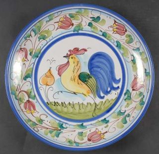 Vietri (Italy) Galletto 14 Chop Plate (Round Platter), Fine China Dinnerware  