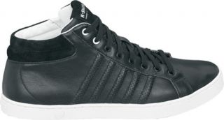 Mens K Swiss Adcourt 72 Mid   Black/White Lace Up Shoes