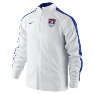 U.S. N98 Authentic International Boys Track Jacket   White