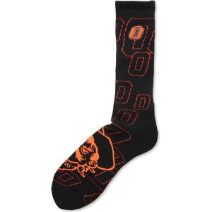 Oklahoma State Cowboys For Bare Feet Neon Repeat Crew Sock