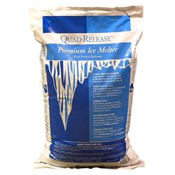 Spring Valley Usa Mqr50 Quad Release Premium Ice Melter With Pattern Indicator, 50 pound Bag (White Size 50 pounds Made in the USA. 50 pounds Made in the USA. )