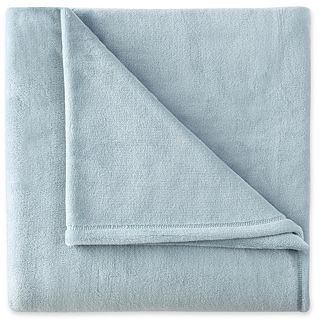 JCP Home Collection  Home Velvet Plush Solid Throw, Blue
