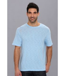 Elie Tahari Tim Knit   Cotton Jersey Slub Mens T Shirt (Blue)