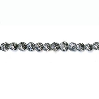 Dcwv Bead Strand 7 inch Glass Rose Silvertone Bead Set (SilvertoneDimensions 7 inches longQuantity One (1) strandAll weights and measurements are approximate and may vary slightly from the listed information. )