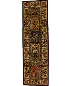 Handmade Classic Bakhtieri Multicolored Wool Rug (23 X 14) (MultiPattern OrientalMeasures 0.625 inch thickTip We recommend the use of a non skid pad to keep the rug in place on smooth surfaces.All rug sizes are approximate. Due to the difference of moni