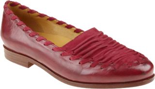 Womens Earthies Fontana   Deep Red Silky Casual Shoes