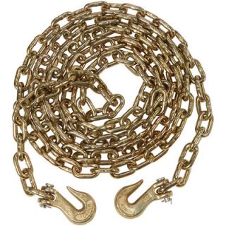 MIBRO High Strength Tow Chain with Clevis and Slip Hooks   5/16in. x 14ft., 4,